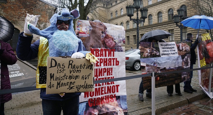 В Латвии цирки остались без диких животных